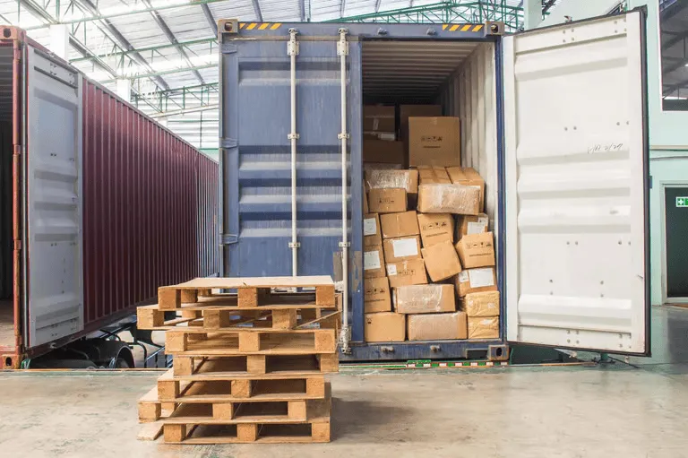 On-site evidence photo — container loading supervision, Foshan